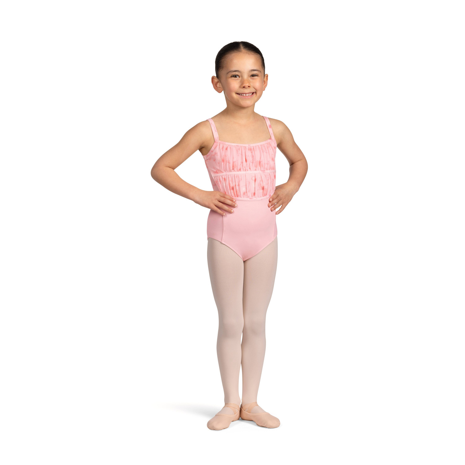 Kinder-trikot mit gerafftem Meshdetail Bloch | Ballett Shop Zürich