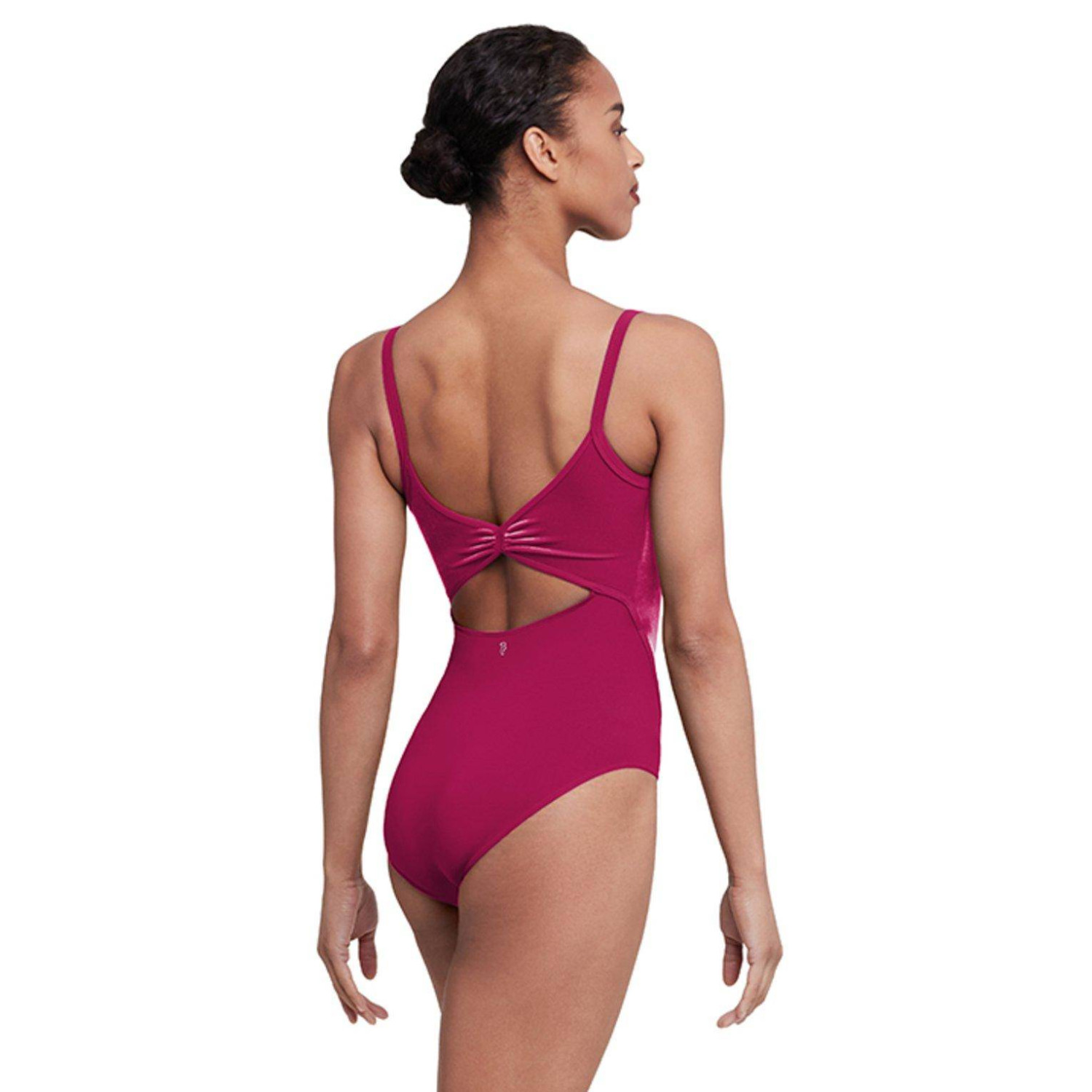 Samt-Trikot Damen Rundhalsausschnitt Spaghettiträger L5267 Bloch Holiday 