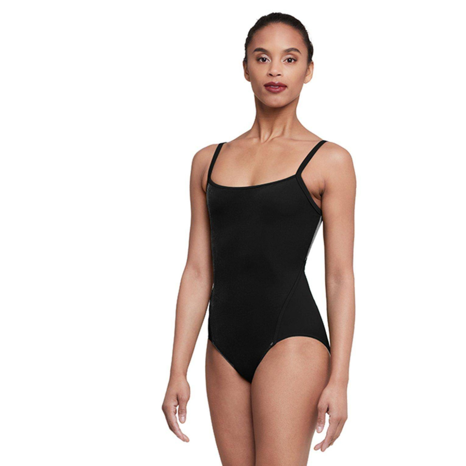 Samt-Trikot Damen Rundhalsausschnitt Spaghettiträger L5267 Bloch Holiday 
