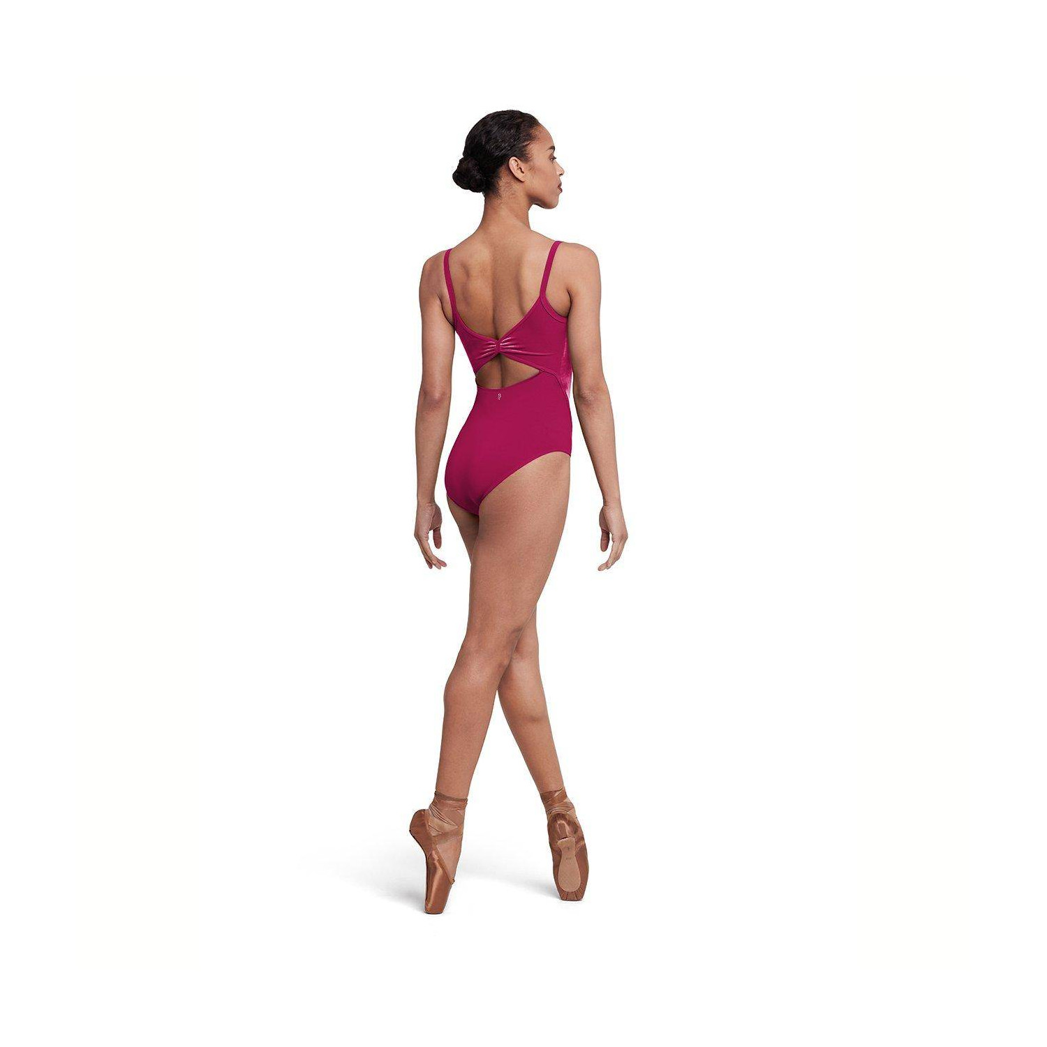 Samt-Trikot Damen Rundhalsausschnitt Spaghettiträger L5267 Bloch Holiday 