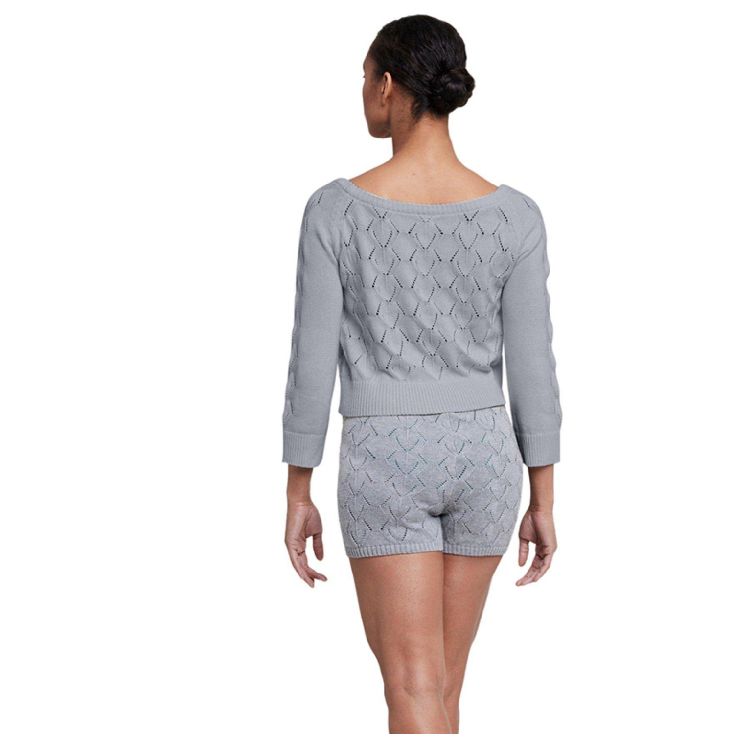 Pullover Sweater V-Ausschnitt 3/4 Baumwolle Z5206 Bloch Holiday 
