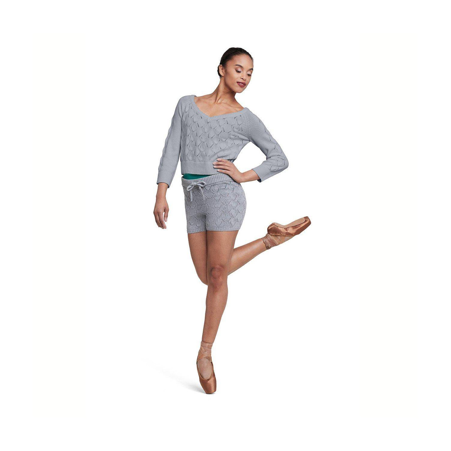 Pullover Sweater V-Ausschnitt 3/4 Baumwolle Z5206 Bloch Holiday 
