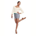 Pullover Sweater V-Ausschnitt 3/4 Baumwolle Z5206 Bloch Holiday 