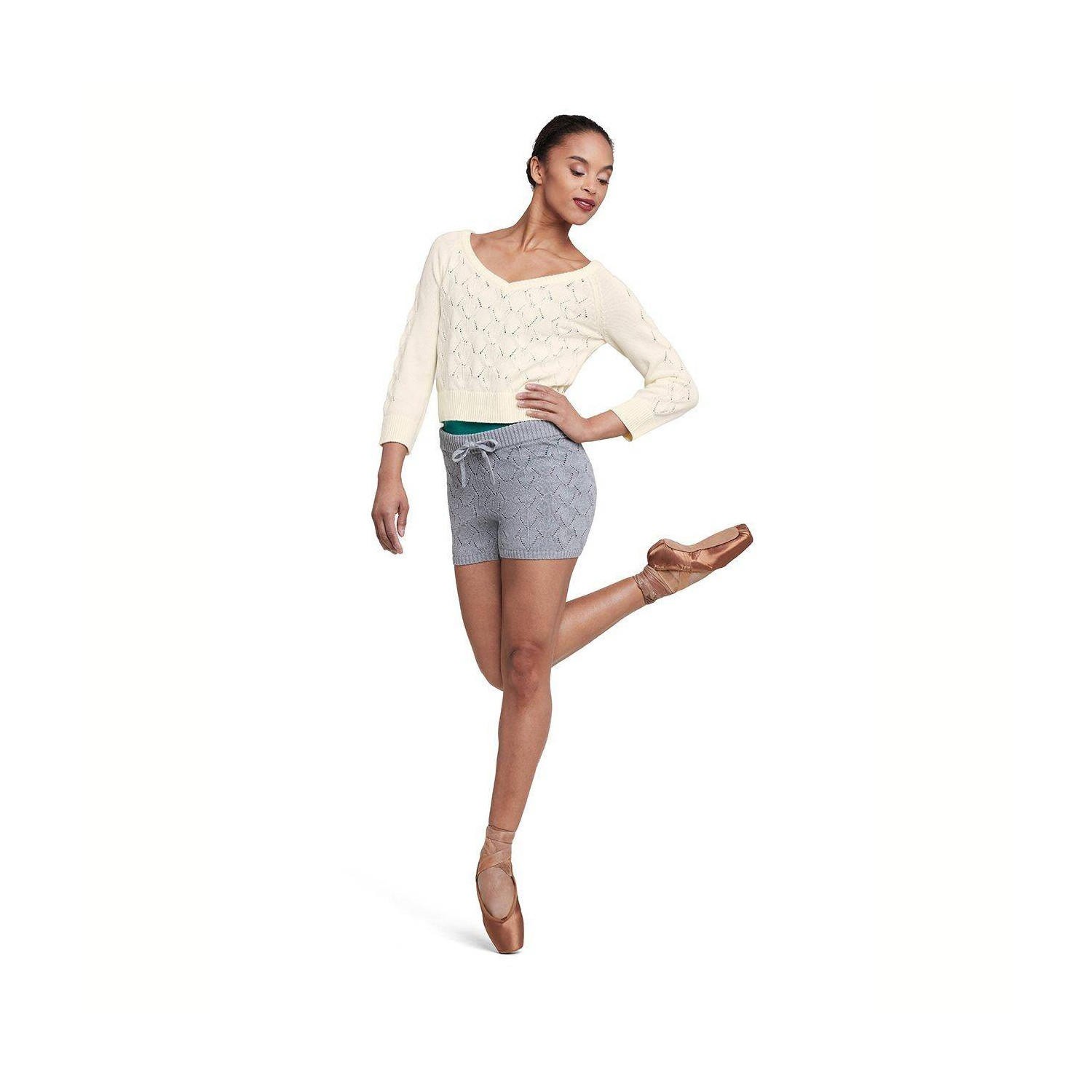 Pullover Sweater V-Ausschnitt 3/4 Baumwolle Z5206 Bloch Holiday 