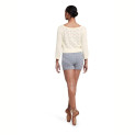 Pullover Sweater V-Ausschnitt 3/4 Baumwolle Z5206 Bloch Holiday 