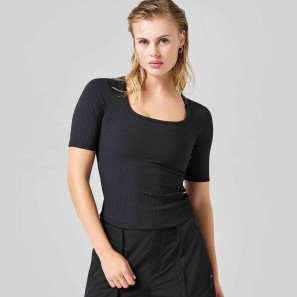 SCOOP RIB TEE 24111 Casall im Ballett Shop