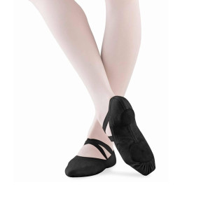Trainingsschuhe aus Stretch-Leinen 625L von Bloch