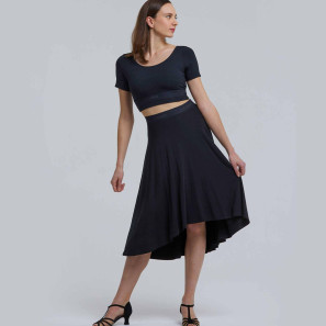 Kurzärmliges Tanz Crop Top GOYAVE Temps Danse im Ballett Shop