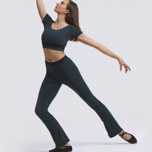 Kurzärmliges Tanz Crop Top GOYAVE Temps Danse im Ballett Shop