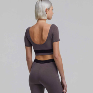 Kurzärmliges Tanz Crop Top GOYAVE Temps Danse im Ballett Shop