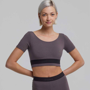 Kurzärmliges Tanz Crop Top GOYAVE Temps Danse im Ballett Shop