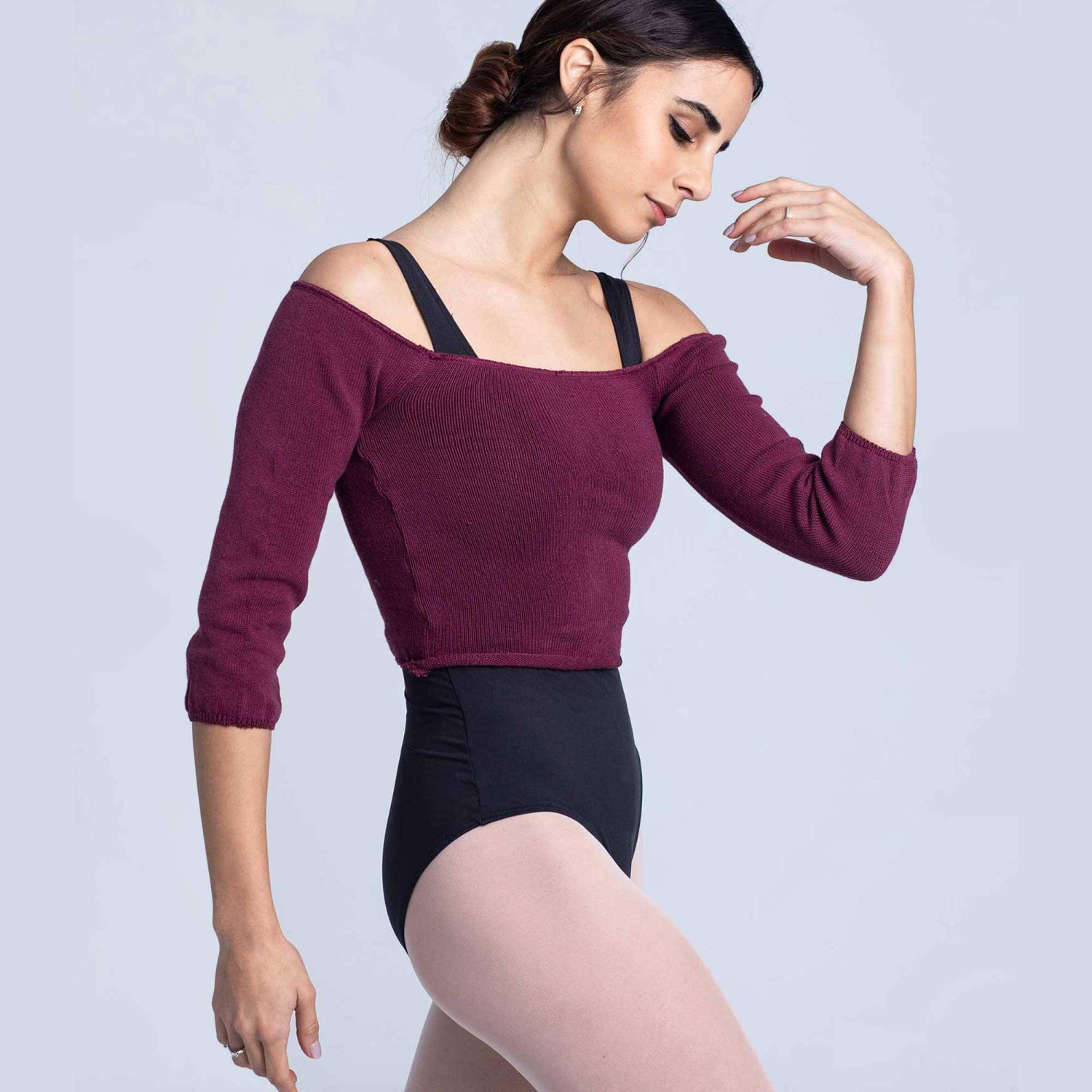 Ballett Strick Warm Up Crop Top 6579 Intermezzo im Ballett Shop