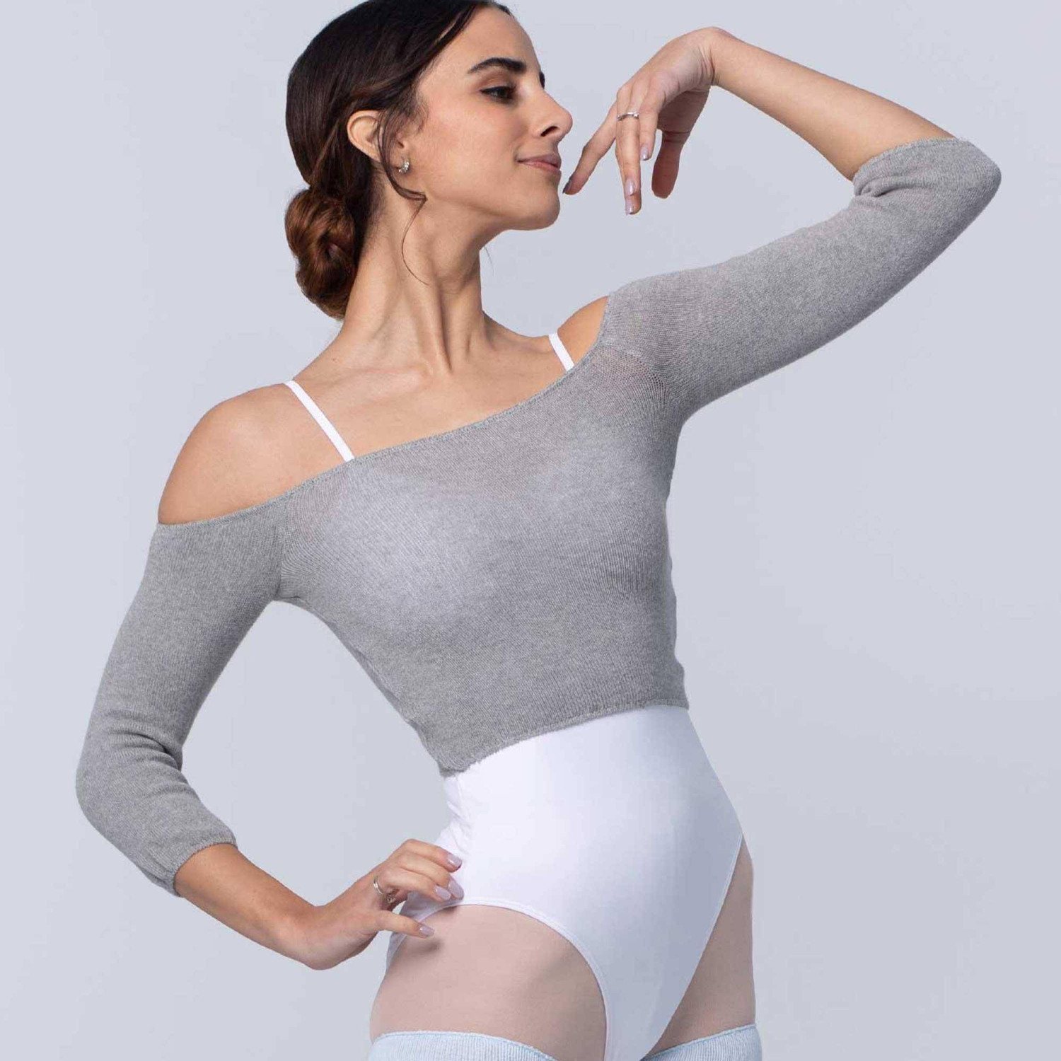 Ballett Strick Warm Up Crop Top 6579 Intermezzo im Ballett Shop