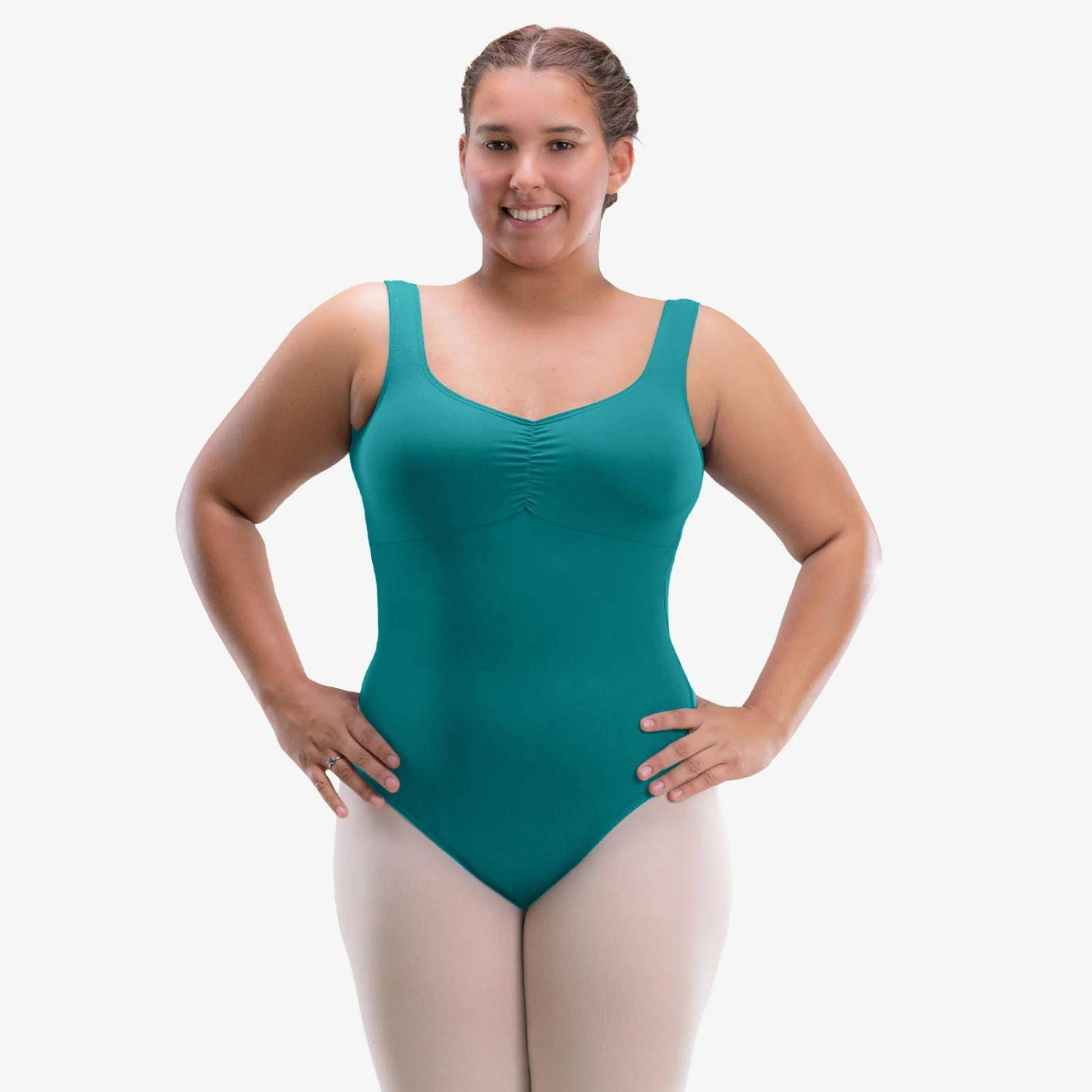 Damentrikot breite Träger gerafft SL185 Curvy von So Danca exklusiv in Bern