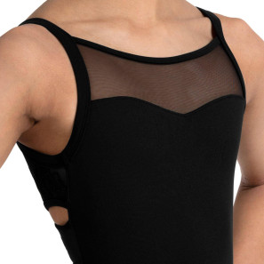 Kindertrikot Camisole Sweetheart Stickerei Rücken Jazz CL70004 Bloch Camellia