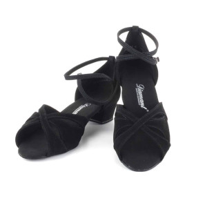 Latin Tanzschuh 141-129-001 Diamant mit 2.8cm Blockabsatz im Ballett Shop