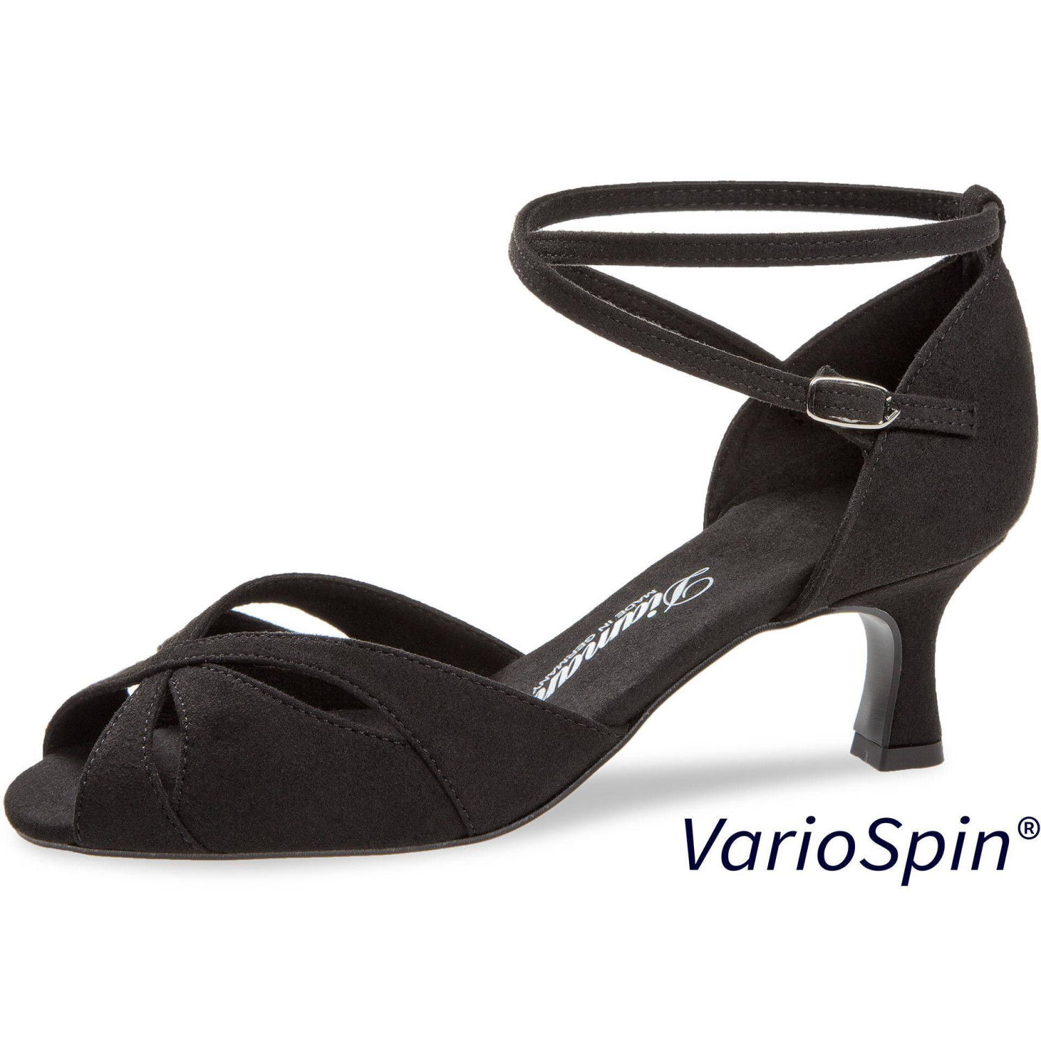 Tanzschuh Damen Weite F Flareabsatz 5 cm 141-077-335-V Diamant