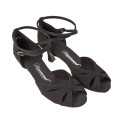 Tanzschuh Damen Weite F Flareabsatz 5 cm 141-077-335-V Diamant