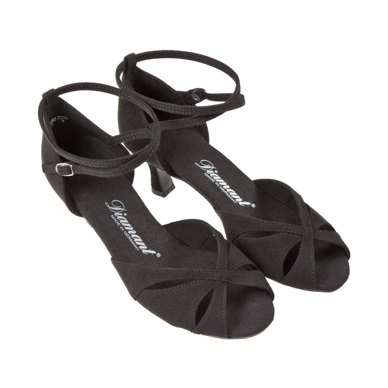 Tanzschuh Damen Weite F Flareabsatz 5 cm 141-077-335-V Diamant