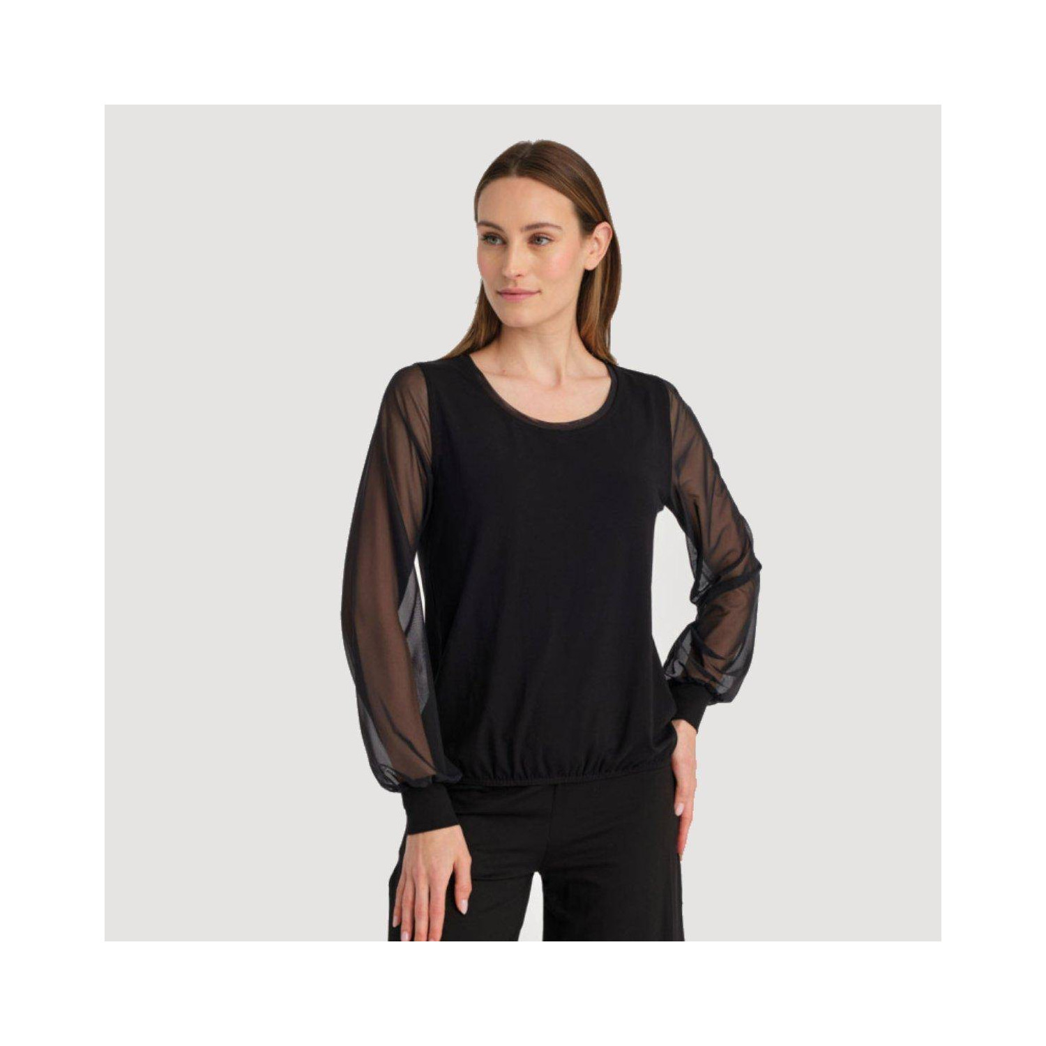Blusentop Shirt Tüllärmel Diane Temps Danse | Ballett Shop