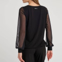Blusentop Shirt Tüllärmel Diane Temps Danse | Ballett Shop