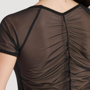 T-Shirt mit Rücken aus Tülle DOLINE von Temps Danse