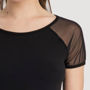 T-Shirt mit Rücken aus Tülle DOLINE von Temps Danse