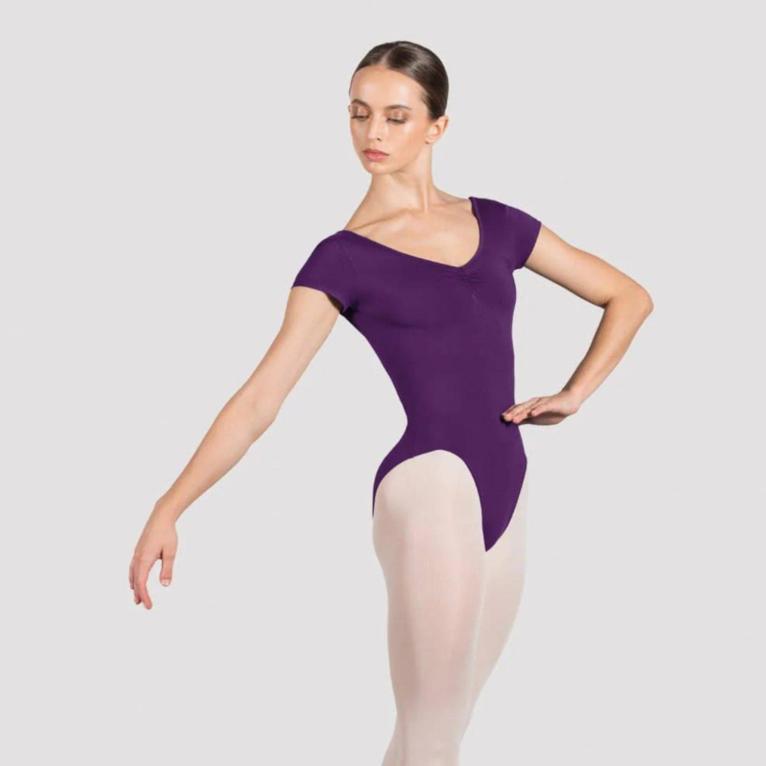 Klassischer Kurzarm Ballettbody L4262 Bloch Core im Ballett Shop