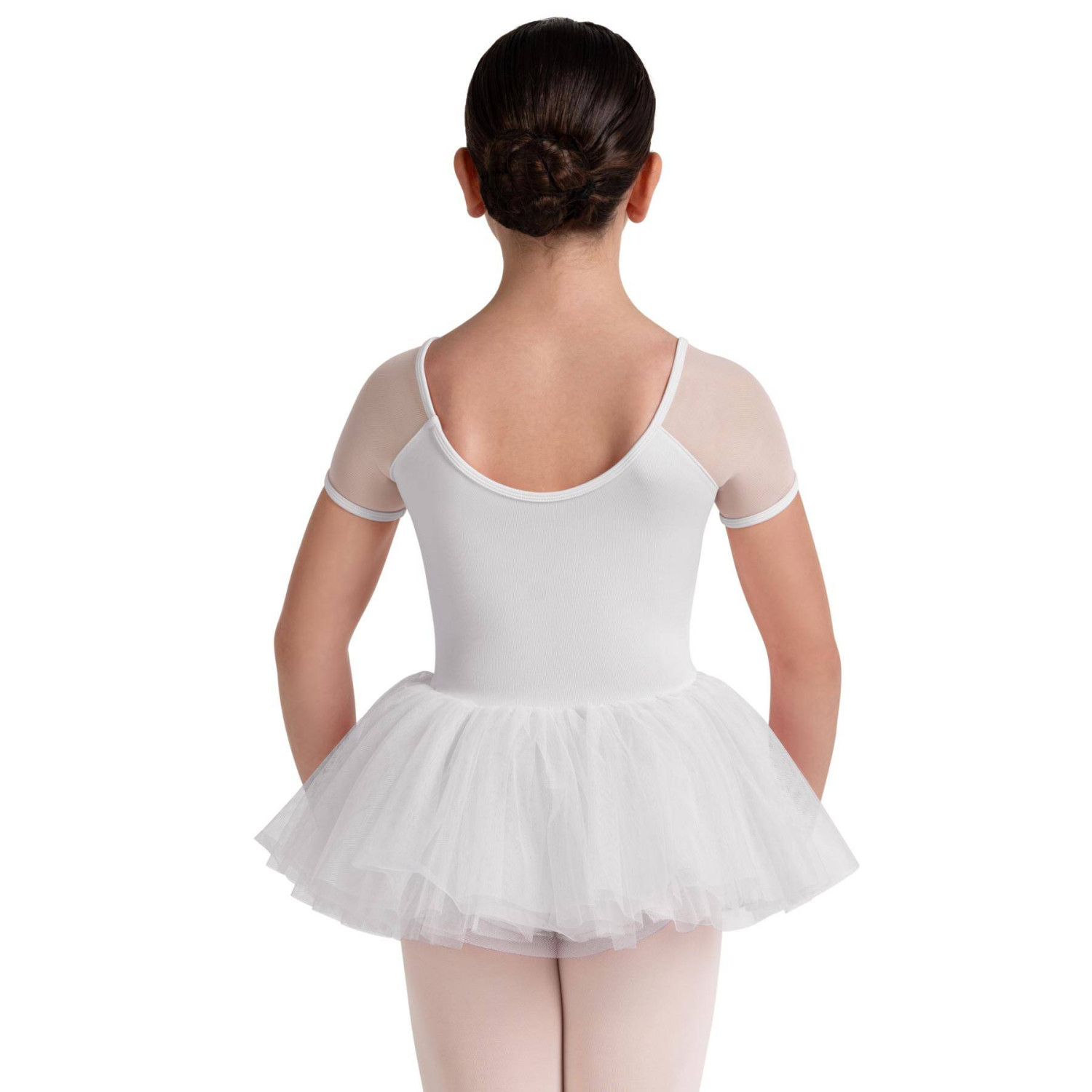 Kindertrikot kurzarm mit Tutu Lucy CL20002 Bloch Camellia