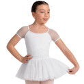 Kindertrikot kurzarm mit Tutu Lucy CL20002 Bloch Camellia