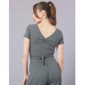 Reversibles Wickeltop in Ripp-Optik ROBYN Temps Danse im Ballett Shop