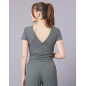 Reversibles Wickeltop in Ripp-Optik ROBYN Temps Danse im Ballett Shop