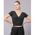 Reversibles Wickeltop in Ripp-Optik ROBYN Temps Danse im Ballett Shop