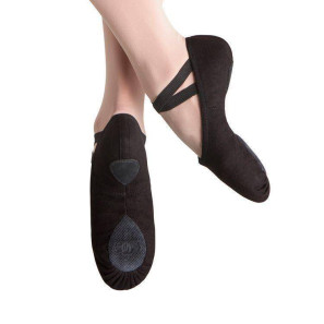 S0277L Trainingsschuh aus Stoff mit geteilter Sohle von Bloch im Ballett Shop