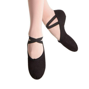 S0277L Trainingsschuh aus Stoff mit geteilter Sohle von Bloch im Ballett Shop