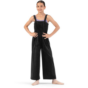 Onesie plüsch Kinder mit Taschen Susan CU12006 Bloch Velvet Touch