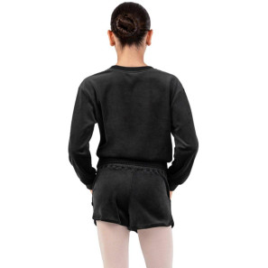 Velvet-Pullover mit Crewneck-Ausschnitt Lily CZ30016 Bloch Velvet Touch