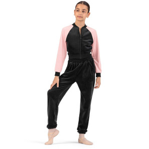 Collegejacke Plüsch Kinder J13002C Bloch Velvet Touch | Ballett Shop
