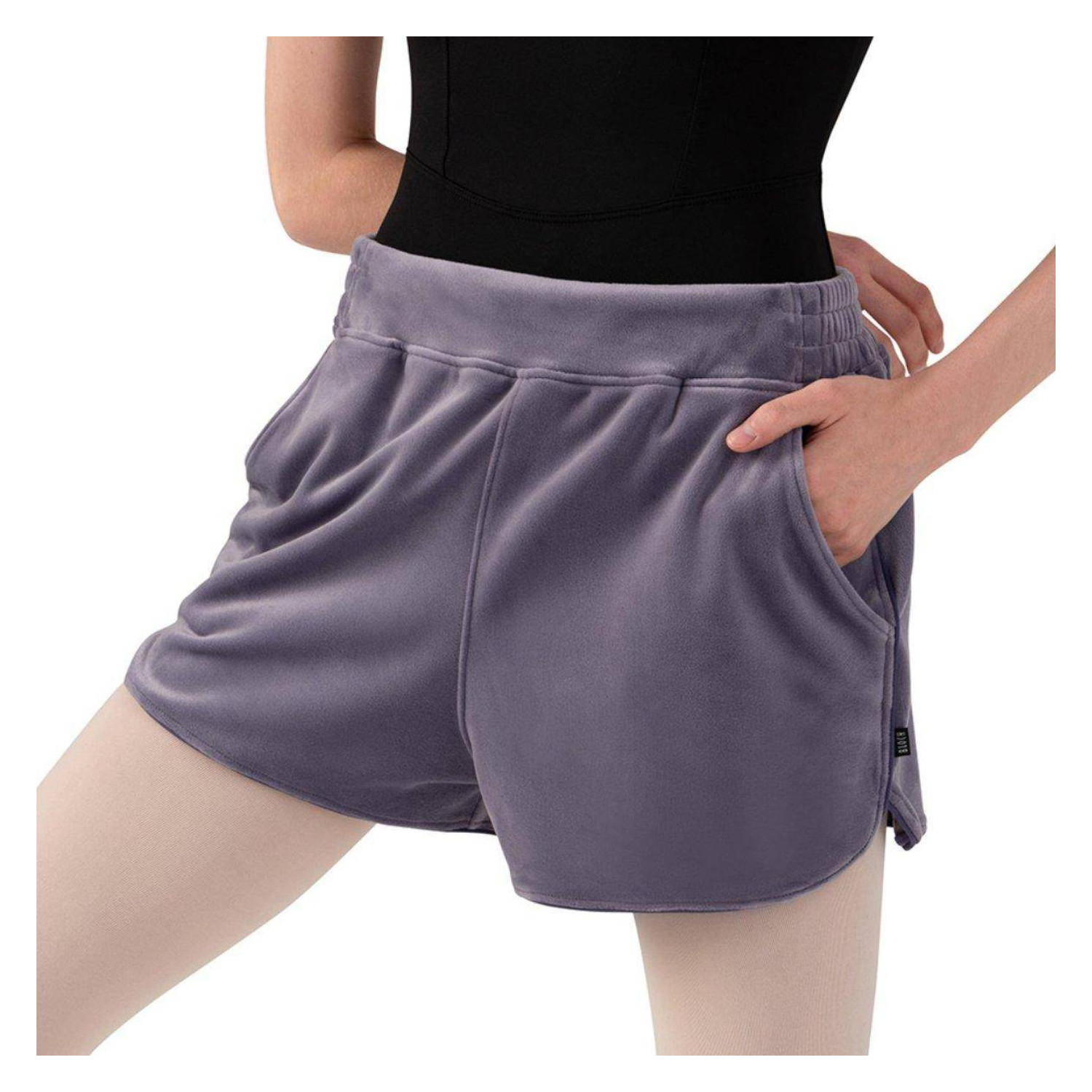 Shorts Warmup samtiger Plüsch R90007 Bloch Velvet Touch | Ballett Shop