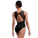 Trikot Damen Samtstoff hochgeschlossen offener Rücken L5685 Bloch Holiday 