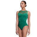 Trikot Damen Samtstoff hochgeschlossen offener Rücken L5685 Bloch Holiday 
