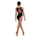 Trikot Damen Samtstoff hochgeschlossen offener Rücken L5685 Bloch Holiday 