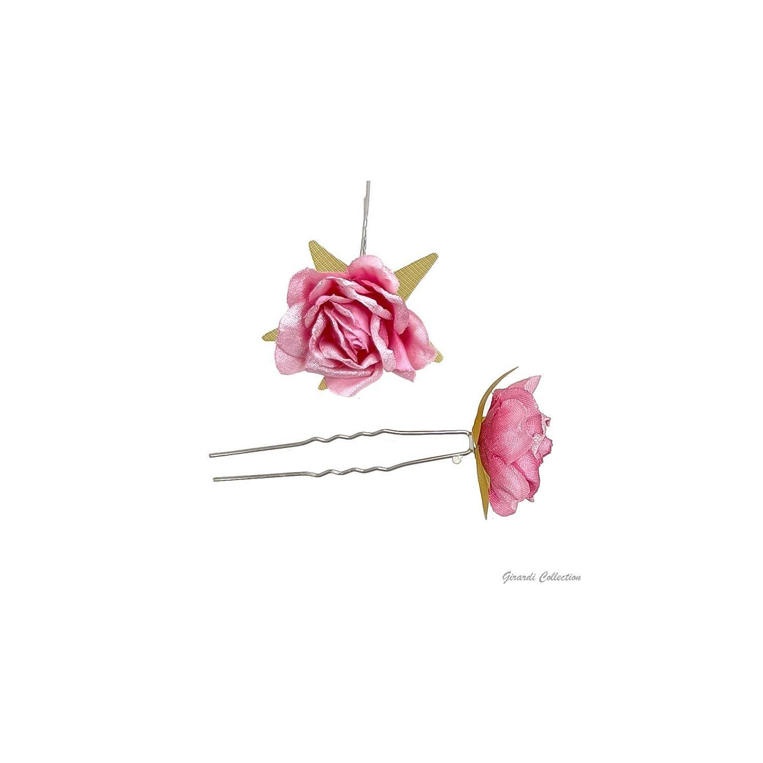 Rosenspangen 5er-Pack in dark pink B56100 Girardi