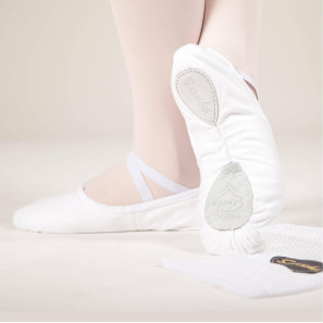 Trainingsschuh 1c Pro weiss mit geteilter Sohle Sansha