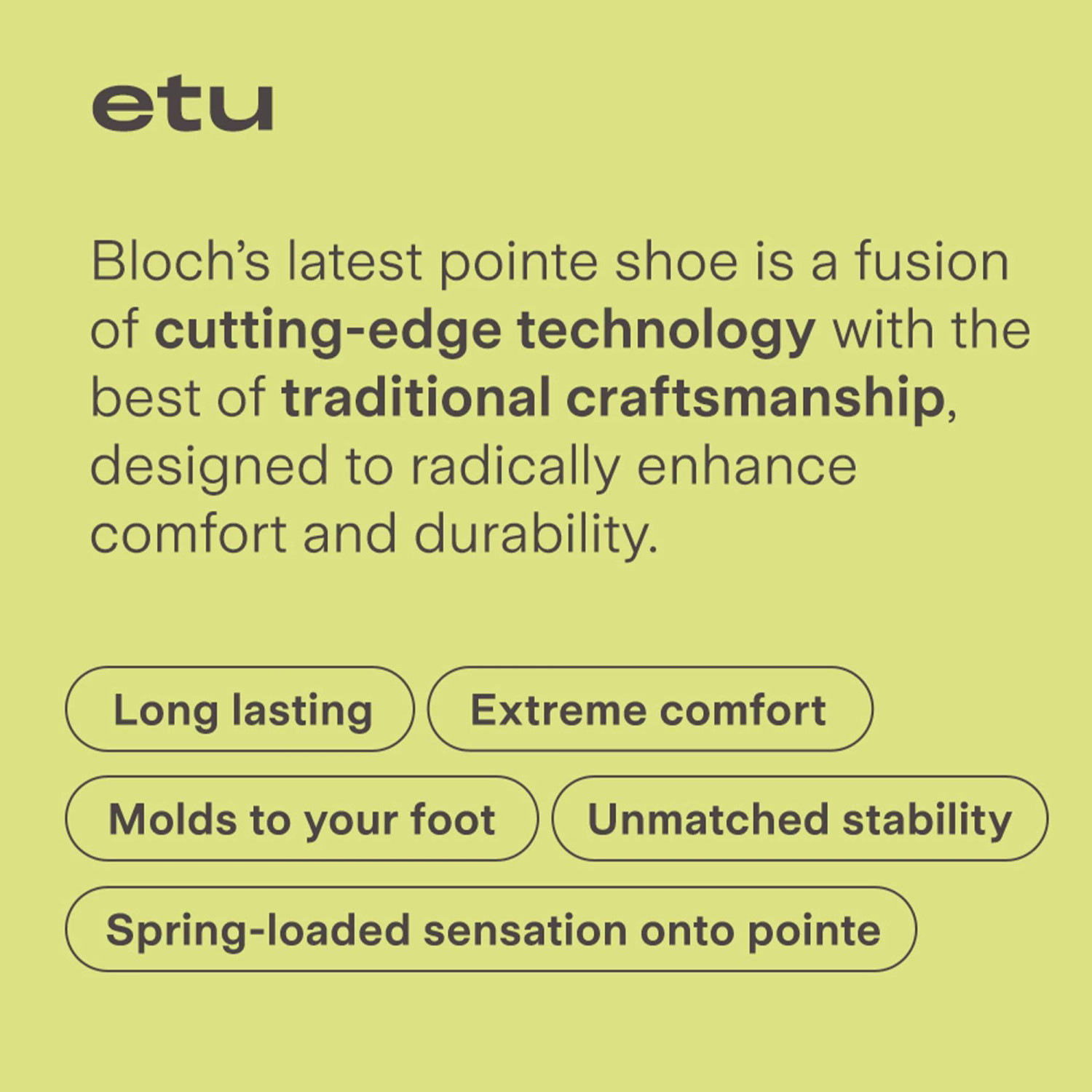 Etu Spitzenschuhe Next Generation von Bloch | Ballett Shop Zürich