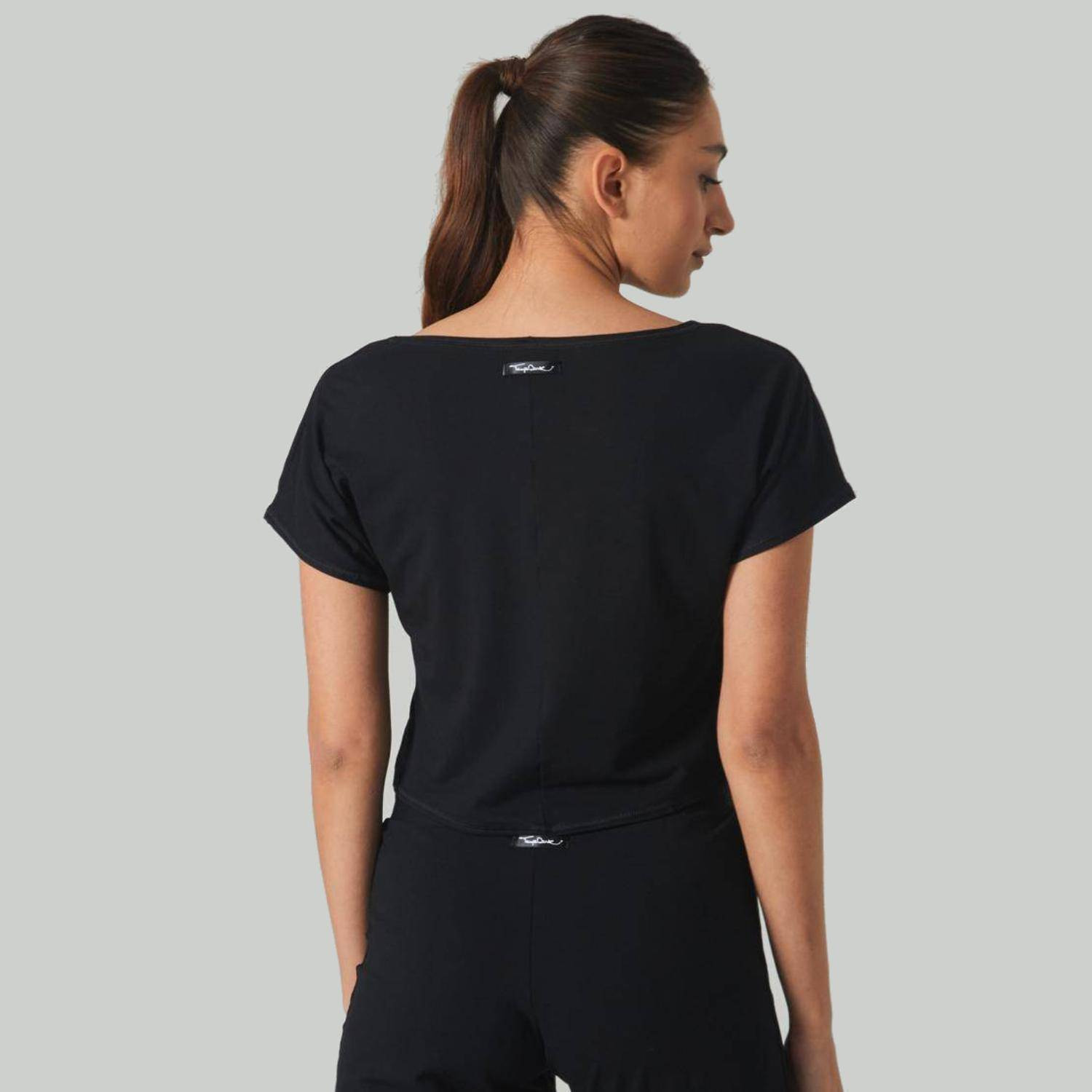 Tanztop mit Logo Silhouette von Temps Danse