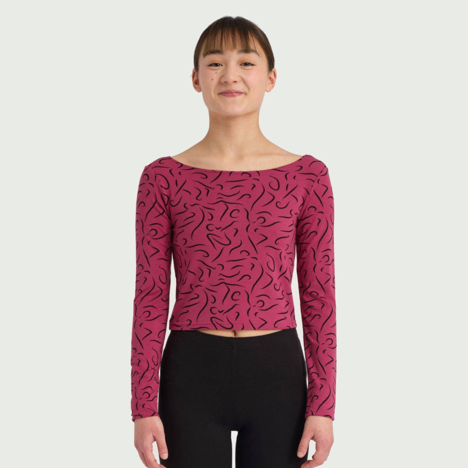 Langarmtop mit Print AMANDA-PRINT von Temps Danse