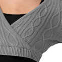 Wickeltop gestrickt Z30012 Bloch Camellia