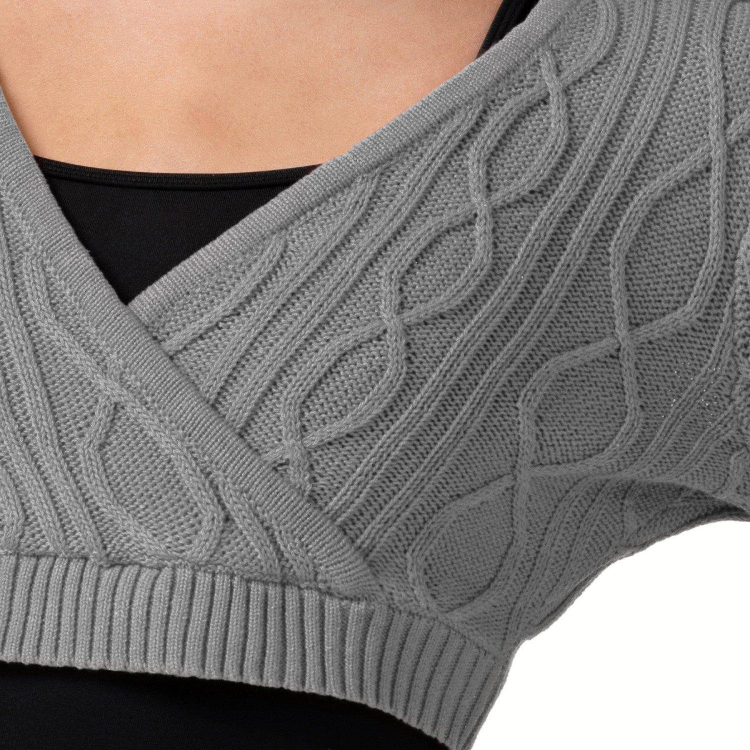 Wickeltop gestrickt Z30012 Bloch Camellia