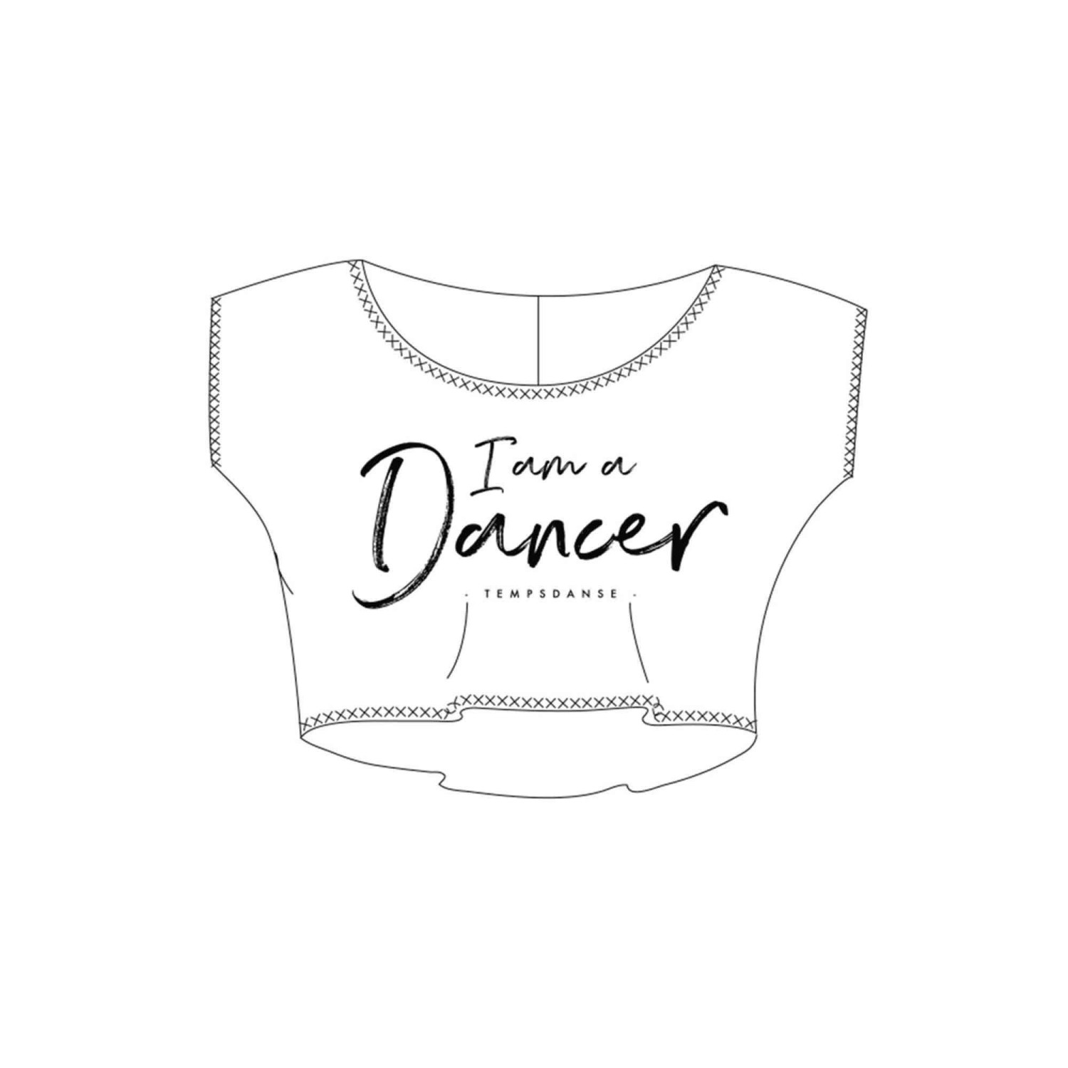 Kinder Tanzshirt AGILE JR I AM - Temps Danse Paris im Ballett Shop